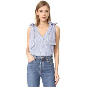 J.O.A. Sleeveless Woven Top