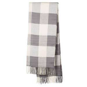 Cathy's Concepts Monogram Buffalo Check Throw