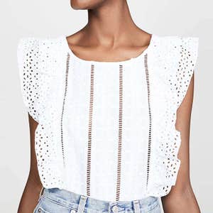 BB Dakota Dolores Park Eyelet Top