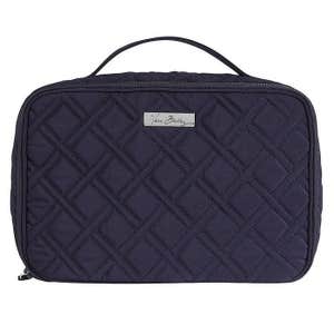 Vera Bradley Large Blush and Brush Makeup Case Cosmetic Bag