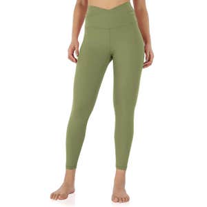 ODODOS Cross Waist 7/8 Yoga Leggings
