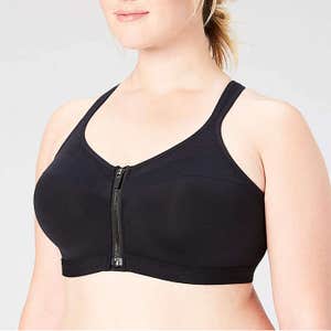Core 10 High Support Underwire Front-Zip Running Sports Bra