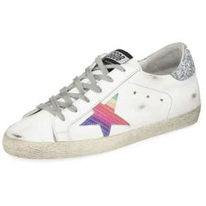Golden Goose Superstar Rainbow Platform Sneakers