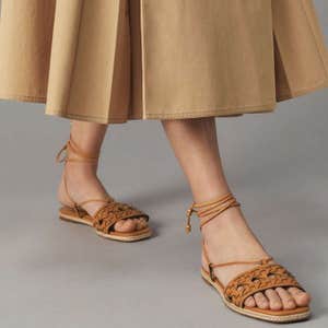 Tory Burch Basket-Weave Espadrille