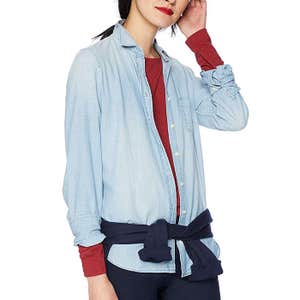 J.Crew Mercantile Chambray Button Down Shirt