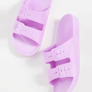 Freedom Moses Double Strap Slide Sandals In Ultra