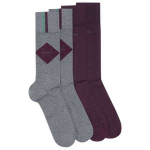 HUGO BOSS Mercerized Cotton Blend Socks
