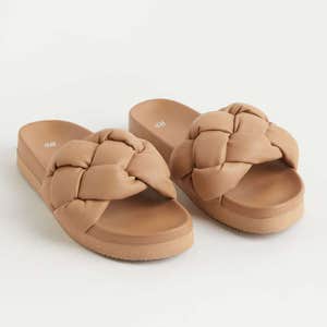 H&M Braided Slides