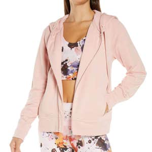 Zella West Coast Asymmetrical Zip Hoodie