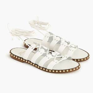 J.Crew Studded Wrap Sandals