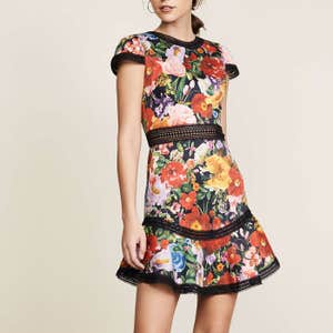 Alice + Olivia Rapunzel Flutter Dress