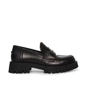 Steve Madden Lawrence Black Leather