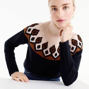 J.Crew Fair Isle Turtleneck Sweater