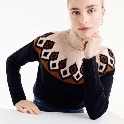 J.Crew Fair Isle Turtleneck Sweater