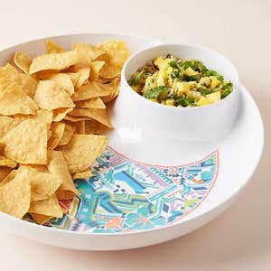 Anthropologie Hailee Melamine Chip & Dip