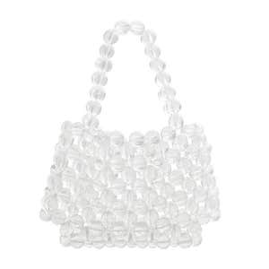 Mango Beaded See-Through Bag