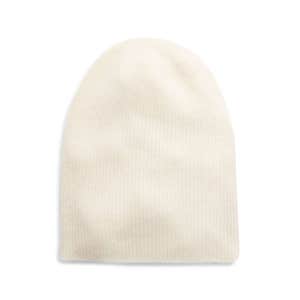 Halogen Ribbed Cashmere Beanie