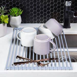 Over-the-Sink Roll-Up Drying Rack