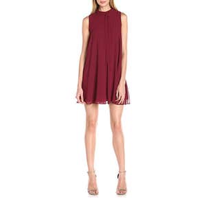 BCBGeneration Women's Tie-Neck Shift Dress