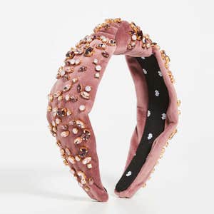 Lele Sadoughi Crystal Knotted Headband