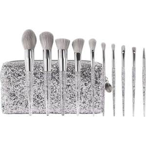 BH Cosmetics Remix Dance Brush Beat 10 Piece Face & Eye Brush Set With Bag