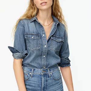 J.Crew Slim-Fit Chambray Shirt
