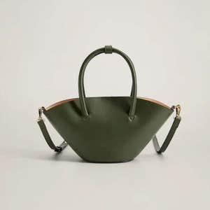 Mango Double Strap Mini Basket Bag