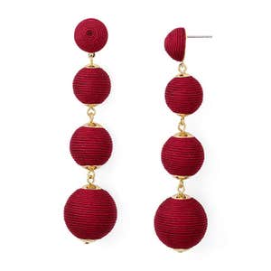 Aqua Margot Ball Drop Earrings