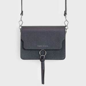 Charles & Keith Tassel Detail Crossbody Bag