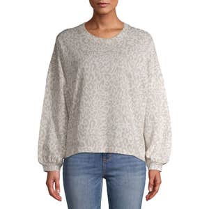 Time and Tru Balloon Sleeve Sweatshirt