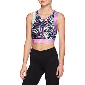 Nanette Lepore Play Fireworks Cut Crop Top