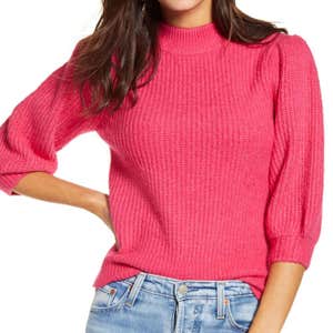 Leith Puff Sleeve Sweater