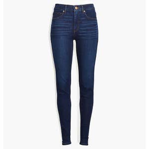 Loft Skinny Jeans In Classic Dark Indigo Wash
