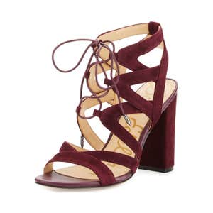 Sam Edelman Yardley Suede Lace-Up Sandal