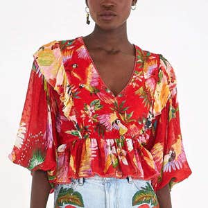 FARM Rio Macaw Mix Blouse