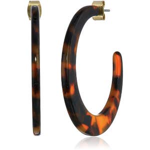Lucky Brand Tortoise Hoop Earrings