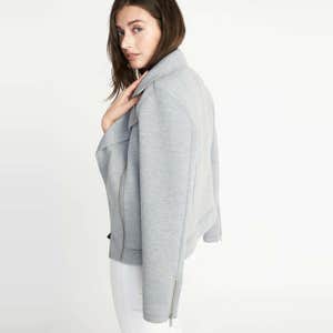 Old Navy Fleece-Knit Moto Jacket for Women