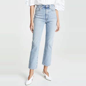 AGOLDE High Rise Kick Pinch Waist Jeans