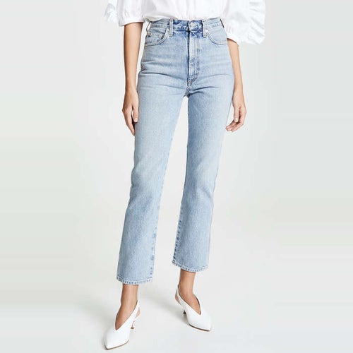 AGOLDE High Rise Kick Pinch Waist Jeans