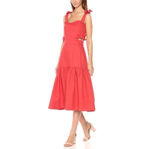 Rebecca Taylor Sleeveless Cotton Midi Dress