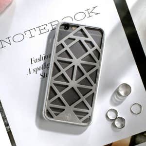 Silver Aluminum Two Piece Frame