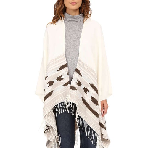 Vince Camuto Geo Weave Ruana