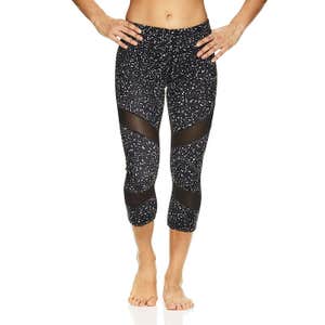 Nicole Miller Active Persephone Printed Capri Leggings