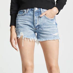 AGOLDE Parker Vintage Loose Fit Cutoff Shorts