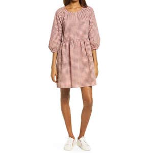Madewell Easy Gingham Dress