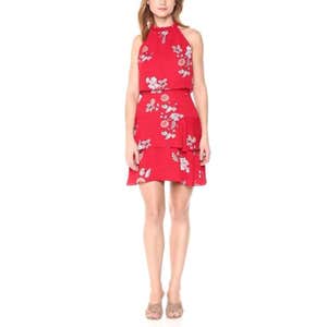BB Dakota Cadence Printed Ruffle Dress