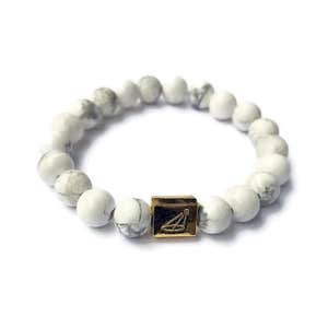 The Spotlight Project Marble Stone Beaded Bracelet