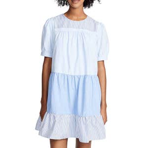 English Factory Shirred Dress