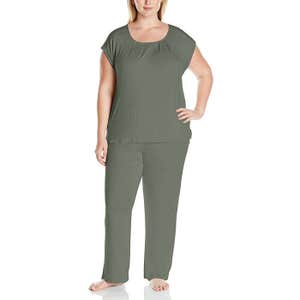 Arabella Plus Size Sleeveless Pajama Set