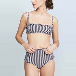 Solid & Striped Leslie Seersucker Top
